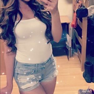 Jean shorts from Abercrombie and Fitch